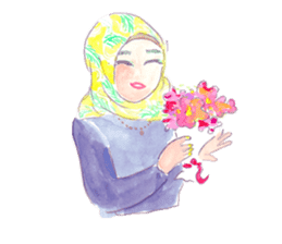 Indonesian/Japanese girls Sticker sticker #9668223