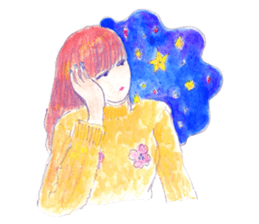 Indonesian/Japanese girls Sticker sticker #9668225