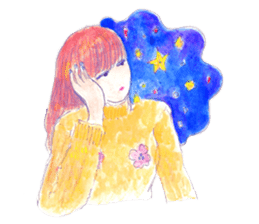 Indonesian/Japanese girls Sticker sticker #9668225