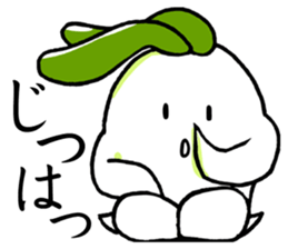 Usamimi radish.It's Japanese. sticker #9668249