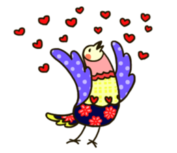 Colorful birds (Japanese ver.) sticker #9668344