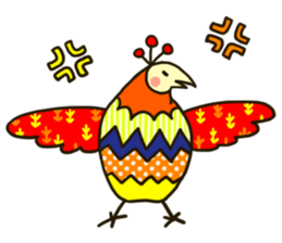 Colorful birds (Japanese ver.) sticker #9668345
