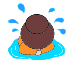 Kansai people Women's three sisters sticker #9668506