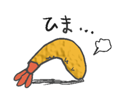 Fried food sticker #9668801