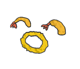 Fried food sticker #9668810