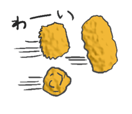 Fried food sticker #9668814