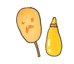 Fried food sticker #9668815
