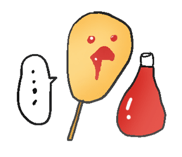 Fried food sticker #9668816