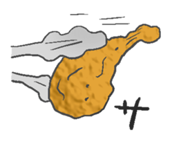 Fried food sticker #9668818