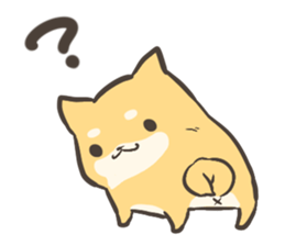 a lazy Shiba Inu 2 sticker #9671864