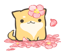 a lazy Shiba Inu 2 sticker #9671868