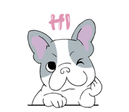 Yogi French Bulldog sticker #9672232