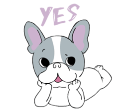 Yogi French Bulldog sticker #9672233