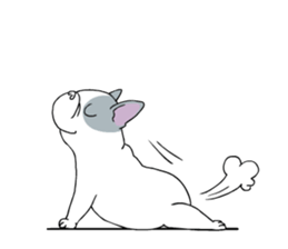 Yogi French Bulldog sticker #9672235