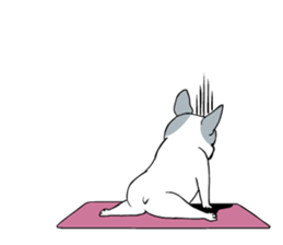 Yogi French Bulldog sticker #9672237