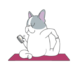 Yogi French Bulldog sticker #9672243