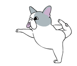 Yogi French Bulldog sticker #9672253