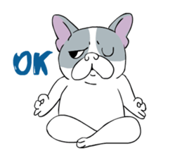 Yogi French Bulldog sticker #9672254