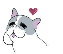 Yogi French Bulldog sticker #9672256