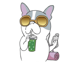 Yogi French Bulldog sticker #9672271