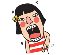 Little Miss Summer sticker #9673415