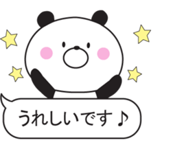 Balloon and Mr. panda sticker #9674619