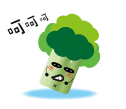 The partner with Onion and Broccoli sticker #9674839