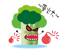 The partner with Onion and Broccoli sticker #9674846