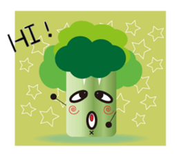 The partner with Onion and Broccoli sticker #9674851