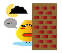 The partner with Onion and Broccoli sticker #9674860