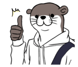 stylish animal sticker #9675033