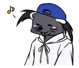 stylish animal sticker #9675044