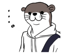 stylish animal sticker #9675055