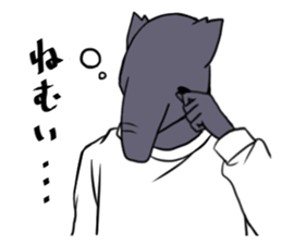 stylish animal sticker #9675066