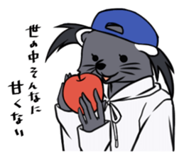 stylish animal sticker #9675069