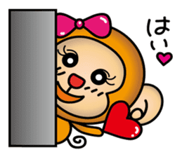 Wki-Wki Monchi (Valentine Ver.) sticker #9675115