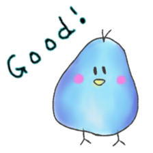 itsu itsu Sticker of a cute bird sticker #9675196