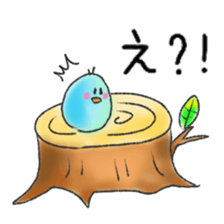 itsu itsu Sticker of a cute bird sticker #9675211