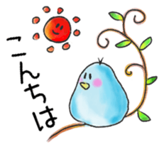 itsu itsu Sticker of a cute bird sticker #9675218