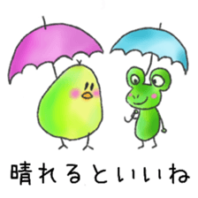 itsu itsu Sticker of a cute bird sticker #9675228