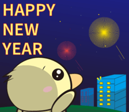 Unexploded explosive (Happy New Year) sticker #9675636