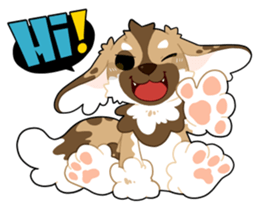 KEMO GURUMI petit : English sticker #9675753