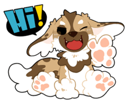 KEMO GURUMI petit : English sticker #9675753