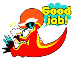 KEMO GURUMI petit : English sticker #9675758