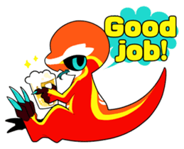 KEMO GURUMI petit : English sticker #9675758