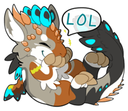 KEMO GURUMI petit : English sticker #9675762