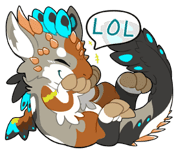 KEMO GURUMI petit : English sticker #9675762