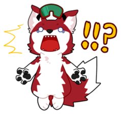 KEMO GURUMI petit : English sticker #9675763