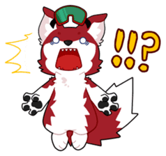 KEMO GURUMI petit : English sticker #9675763