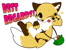 KEMO GURUMI petit : English sticker #9675765